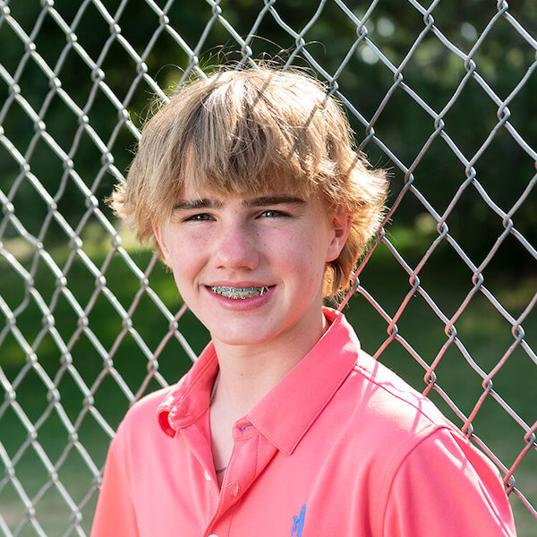 smiling teen boy